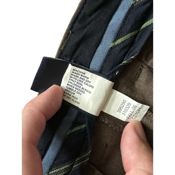 GAP Pants Womens 4 Long Brown Stretch Straight Leg Original Mid Rise Chino Work - Picture 5 of 9